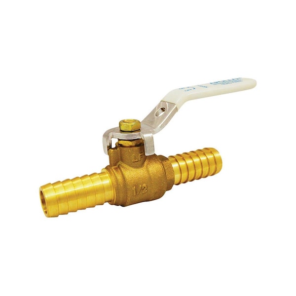 Homestead 0.5 x 0.5 in. Polyethylene Irrigation Ball ValvesWhite HO612190 - main